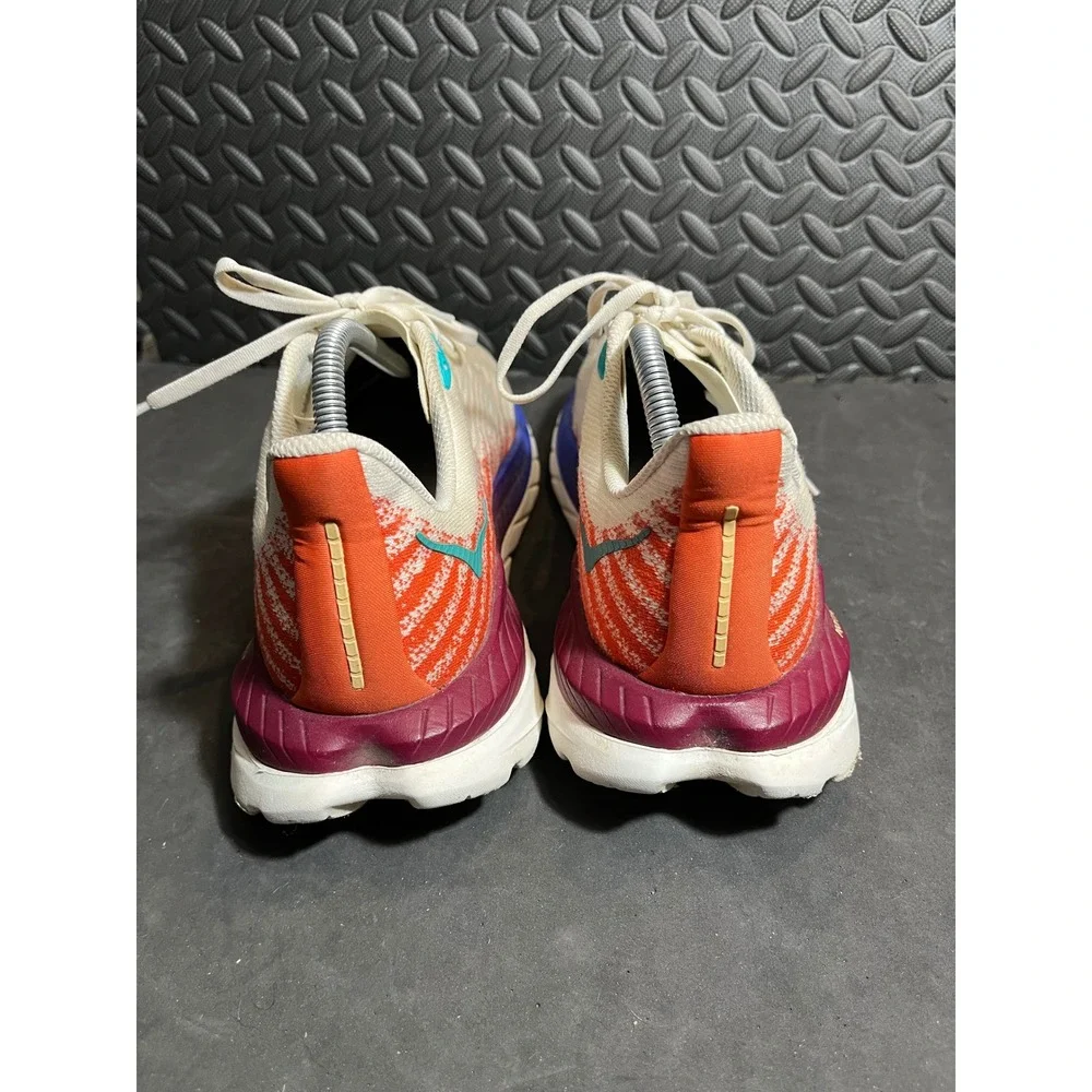 Hoka One‎ One Mach 5 White Flame Running Training Shoes Sneakers Size 11 B